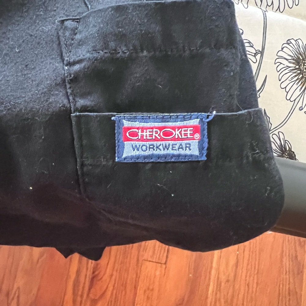 Cherokee Workwear Black Scrub Top